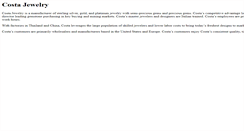 Desktop Screenshot of costajewelry.com