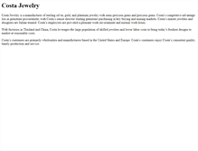Tablet Screenshot of costajewelry.com